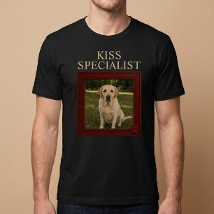 Camiseta Especialista em Beijos Foto Engraçada Personalizad