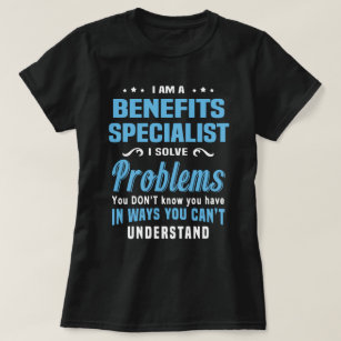 Camiseta Especialista em benefícios
