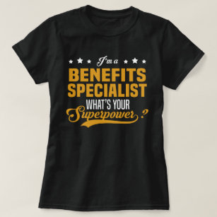 Camiseta Especialista em benefícios