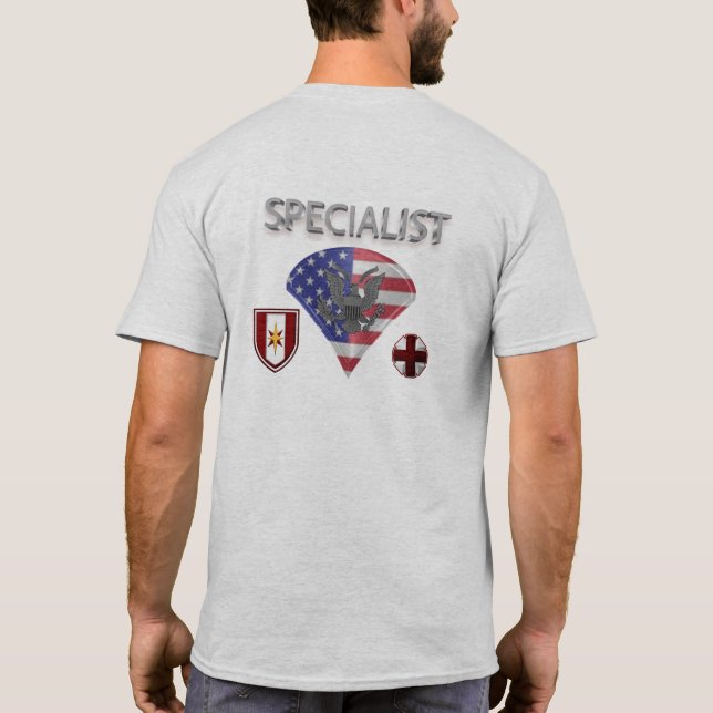 Camiseta Especialista em Brigada Médica 44 (Verso)