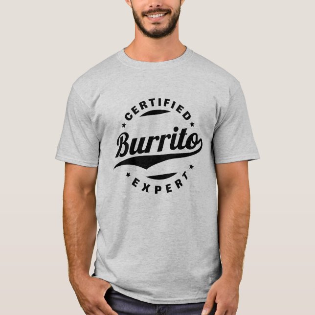 Camiseta Especialista em Burrito Certificado (Frente)
