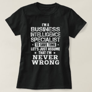 Camiseta Especialista em Business Intelligence