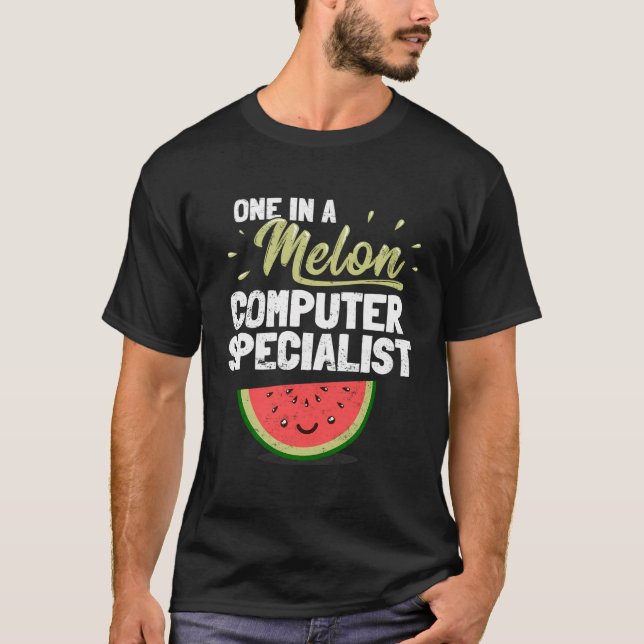 Camiseta Especialista em Computador Engraçado (Frente)