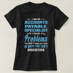 Camiseta Especialista em Contas a Pagar