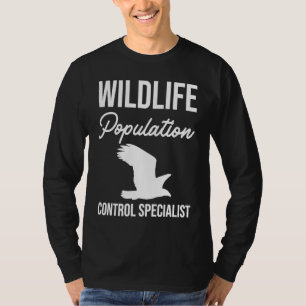 Camiseta Especialista em Controle de População de Vida Selv