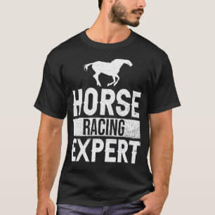 Camiseta Especialista em corrida de cavalos Fãs de corrida
