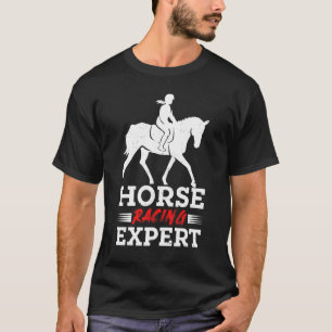 Camiseta Especialista em corrida de cavalos Jóquei Corredor