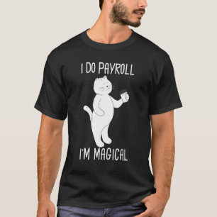 Camiseta Especialista em Folha de Pagamento Gatinho Fofo Fu