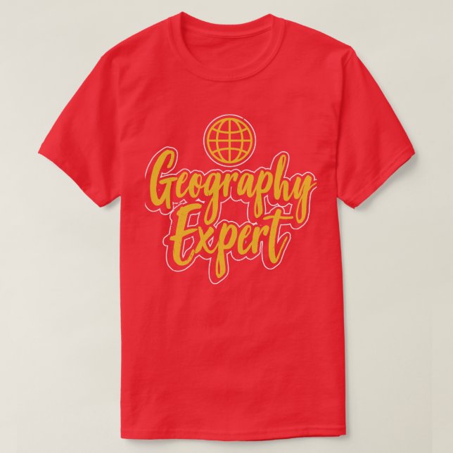 Camiseta Especialista em Geografia Estudante Geográfico (Frente do Design)