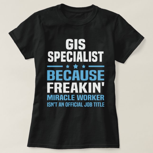 Camiseta Especialista em GIS (Frente do Design)