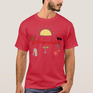Camiseta Especialista em GIS nas férias