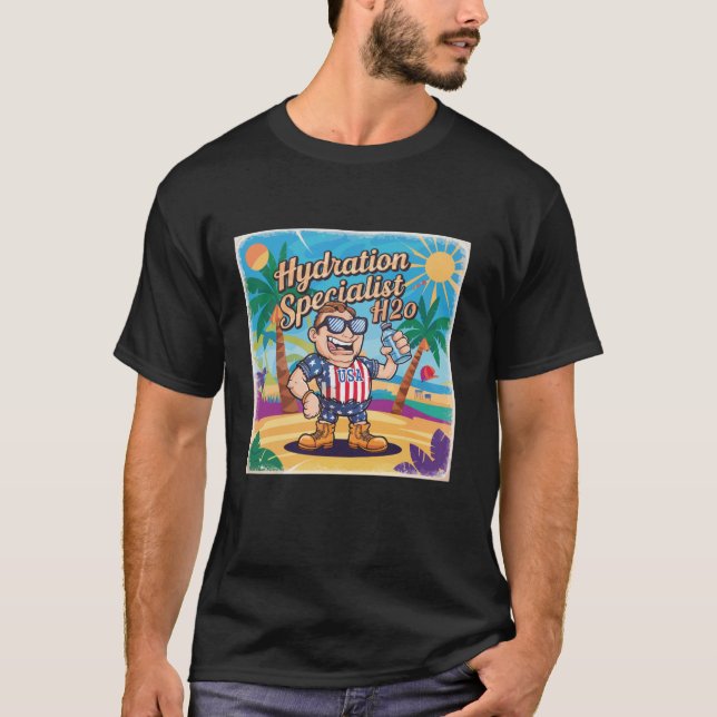 Camiseta Especialista em Hidrologia H2O Padre Feliz Dr. (Frente)