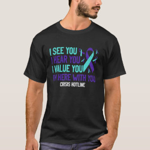 Camiseta Especialista em Linha de Apoio à Crise 0 988 Saúde