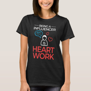 Camiseta Especialista em mídia social do Influencer Content