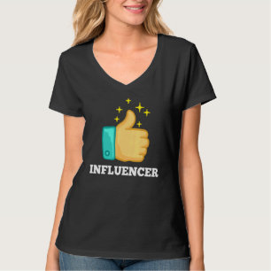 Camiseta Especialista em mídia social do Influencer Content
