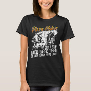 Camiseta Especialista em panificação de pizza e padeiro de
