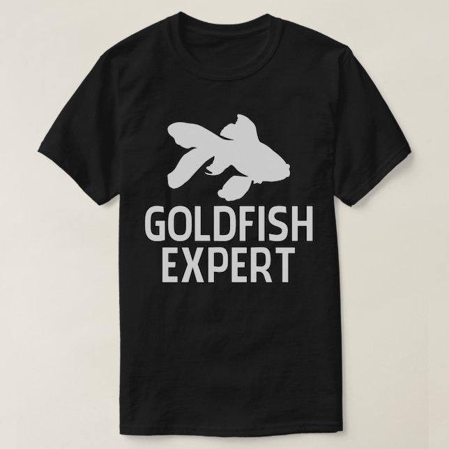 Camiseta Especialista em peixe Goldfish (Frente do Design)