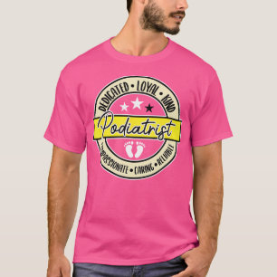 Camiseta Especialista em Podiatria de Podiatrista Dedicado 