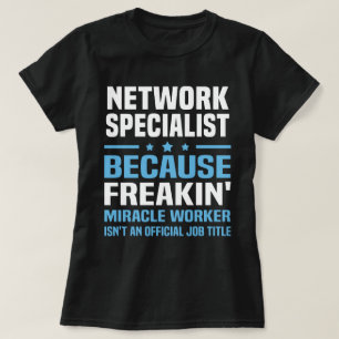 Camiseta Especialista em rede