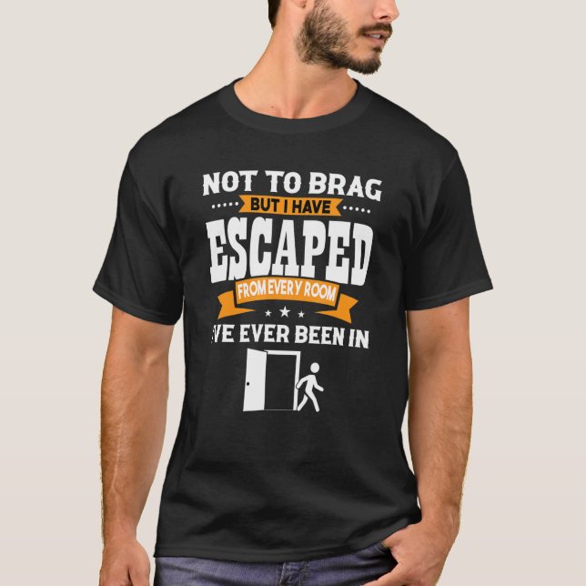 Camiseta Especialista em Sala de Escape (Frente)