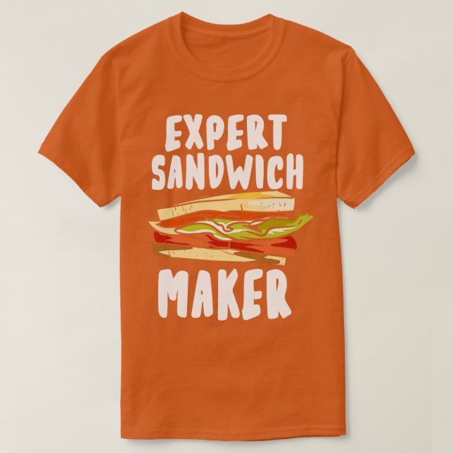 Camiseta Especialista em Sandwich Maker (Frente do Design)