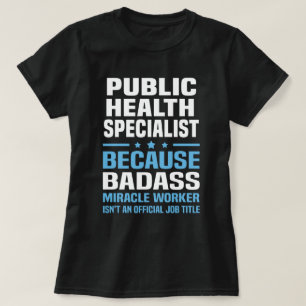 Camiseta Especialista em saúde pública