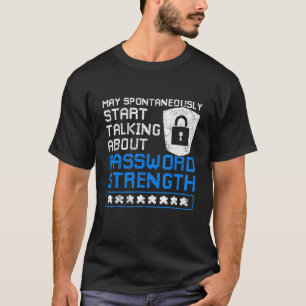 Camiseta Especialista em segurança de rede e hackeamento ét