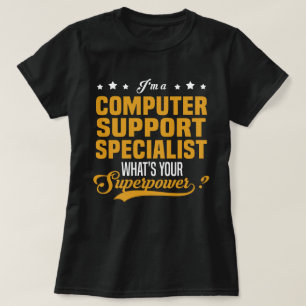 Camiseta Especialista em suporte a computador