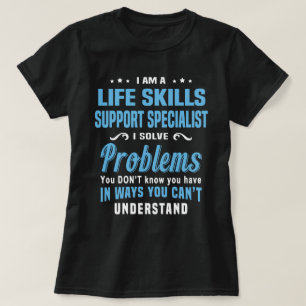 Camiseta Especialista em suporte a habilidades de vida