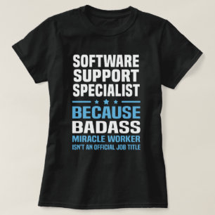 Camiseta Especialista em suporte de software