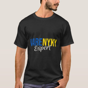 Camiseta Especialista em Varenyky Suporte Bandeira da Ucrân