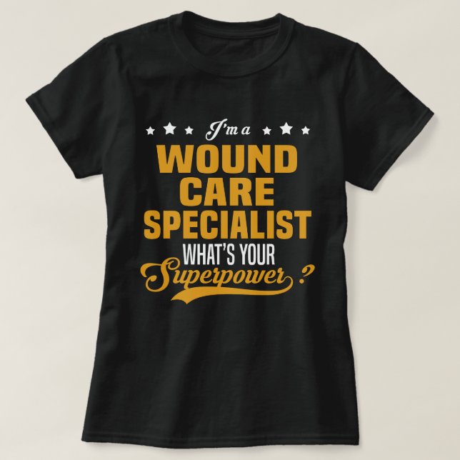 Camiseta Especialista em Wound Care (Frente do Design)