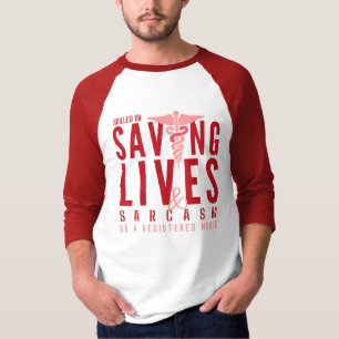 Camiseta Especializado em Salvar Vidas - Enfermeira de Onco