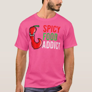 Camiseta Especiaria Comida Viciada em Peppers Engraçados Mo