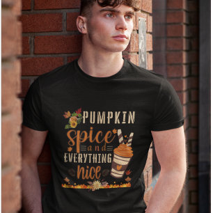 Camiseta Especiaria de abóbora e tudo mais legal - Design d