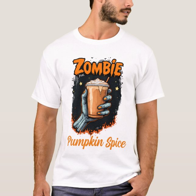 Camiseta Especiaria de bombagem a combustível Zombie (Frente)