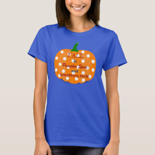 Camiseta Especiaria e tudo da abóbora t-shirt agradável d
