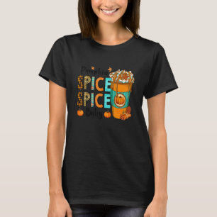Camiseta Especiaria Pumpkin Bebê Cai Café Obrigados de Latt