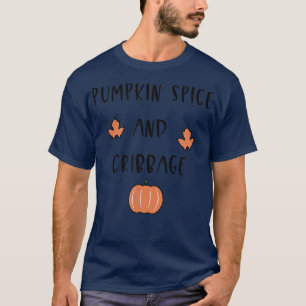 Camiseta Especiarias de abóbora e Aut de Dia das Bruxas de 