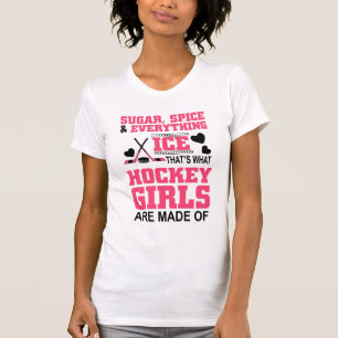 Camiseta especiarias de açúcar e tudo o que é hóquei da