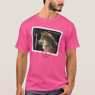Camiseta Espécie Ameaçada Usp Cinza Mexicana Wolf Postmark