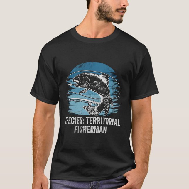 Camiseta Espécie Fisher Territorial Antiguidade Introduzida (Frente)