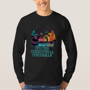 Camiseta Espécie Pescador Territorial Introduz A Pesca E