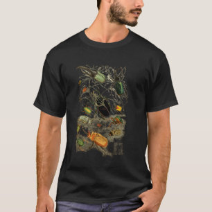 Camiseta Espécies de insetos coleópteros Besouros Entomolog
