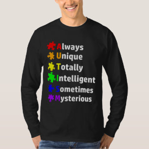 Camiseta Especificação de Autismo Awarness Quebra-cabeça mê