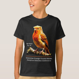 Camiseta Espécime Paródia do Pássaro-cantor de Crista Laran