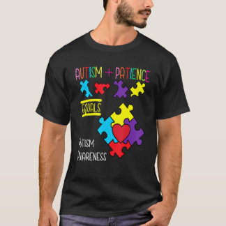 Camiseta Espectro Arco-íris Quebra-cabeça Paciência E Amor
