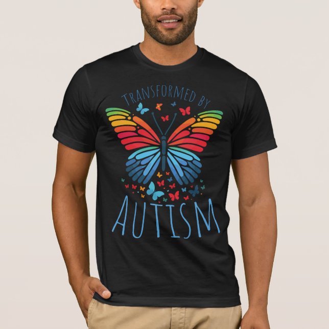 Camiseta Espectro do Autismo - Transformado pelo Autismo (Frente)
