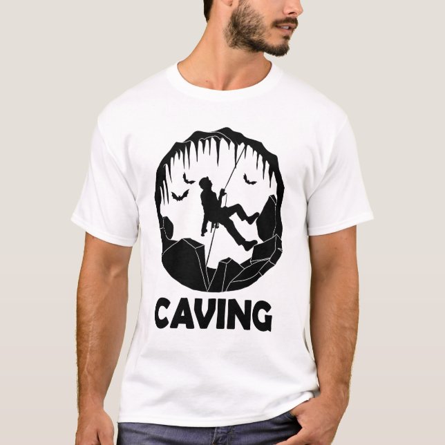 Camiseta Espeleologia Da Caverna (Frente)