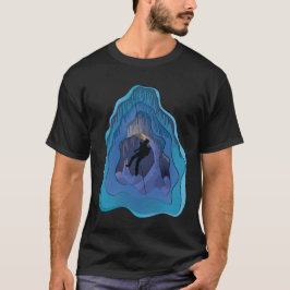 Camiseta Espelhamento em Cave Subterrâneo